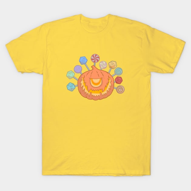 Pumpkin is in the Eye(s) of the Beholder T-Shirt by Ahundredatlas